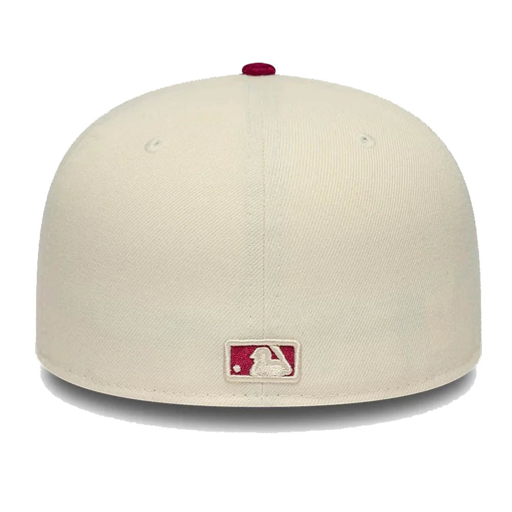 LA DODGERS MLB PAISLEY VISOR CREAM 59FIFTY CAP