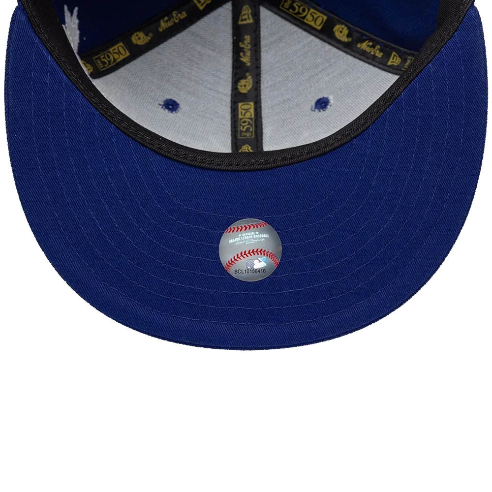 LA DODGERS MLB SCRIBBLE DARK BLUE 59FIFTY CAP