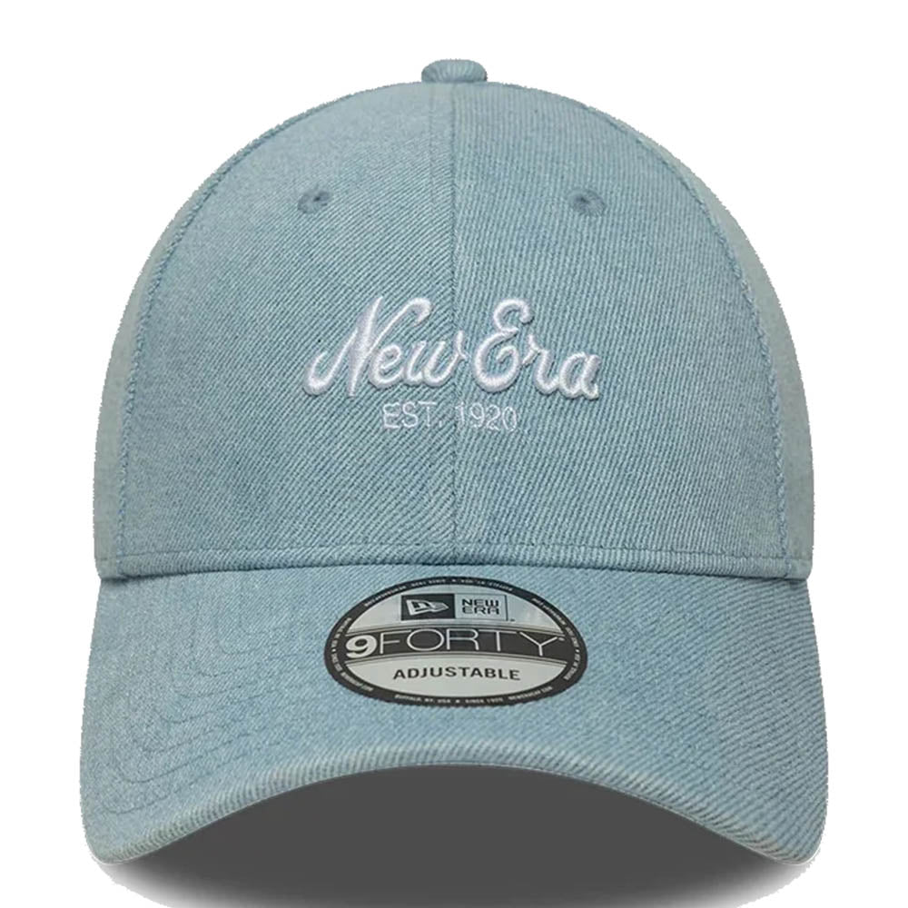 NEW ERA DENIM PASTEL BLUE 9FORTY CAP