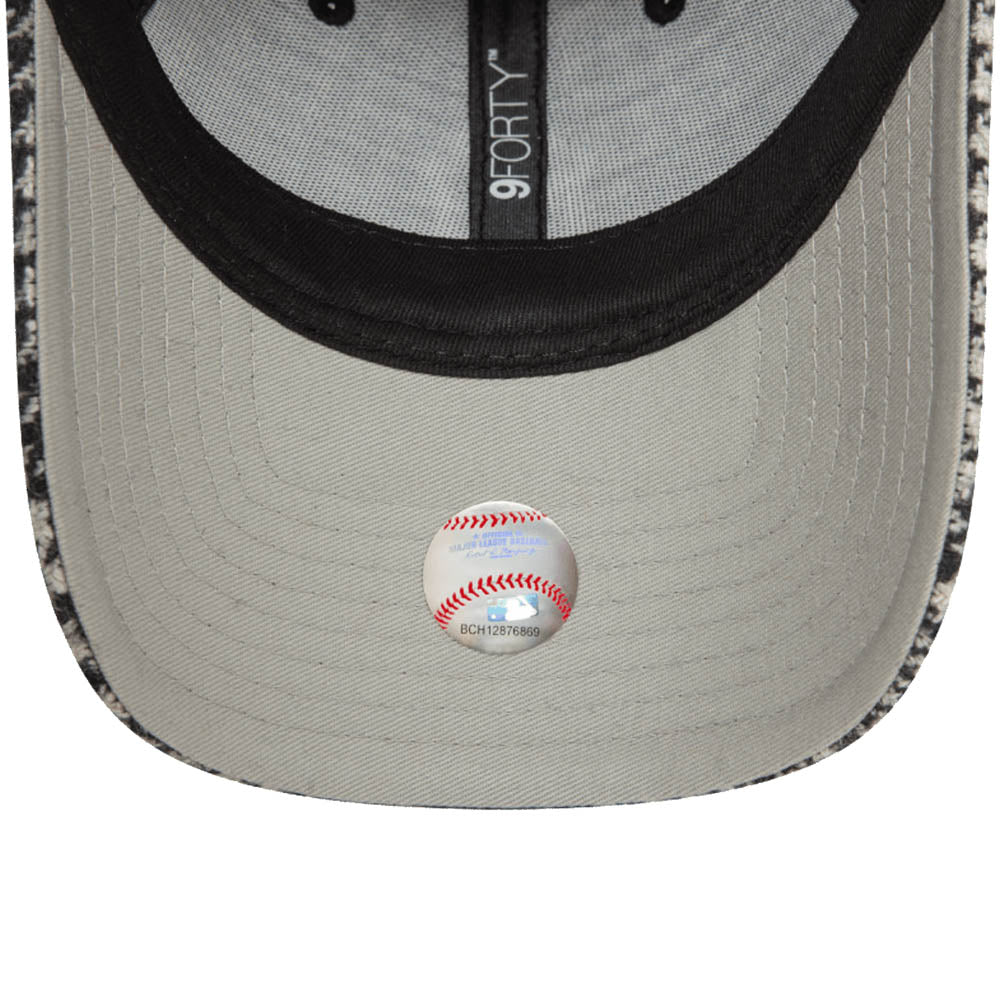 NEW YORK YANKEES HOUNDSTOOTH MLB FABRIC BLACK 9FORTY CAP