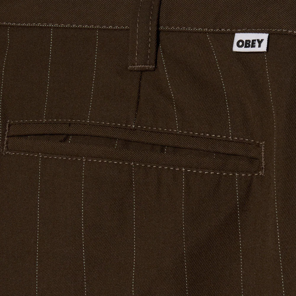 DEAN STRIPE PLEATED PANT