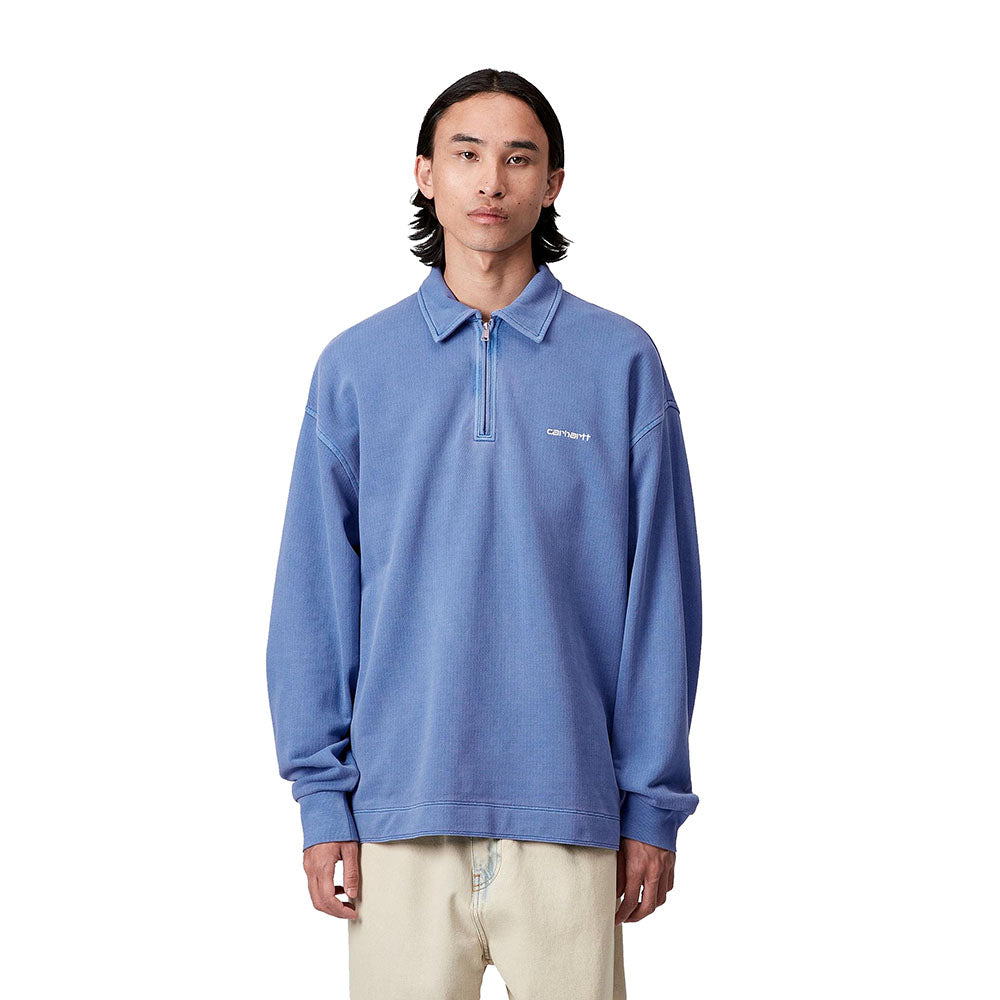 PIQUE SCRIPT SWEATSHIRT