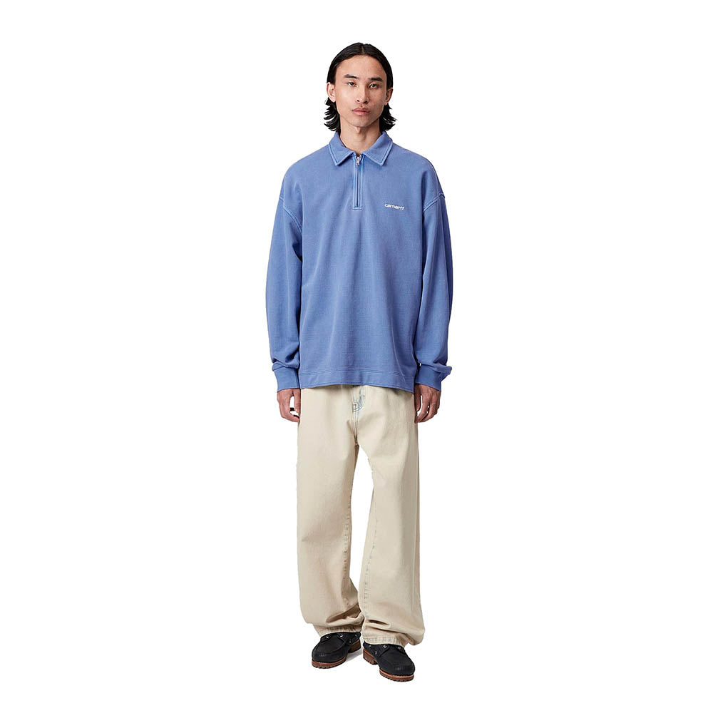 PIQUE SCRIPT SWEATSHIRT