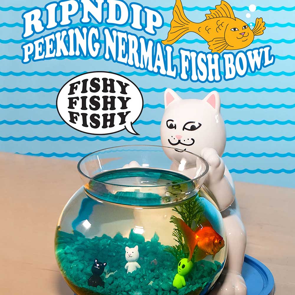 PEEKING NERMAL FISH BOWL