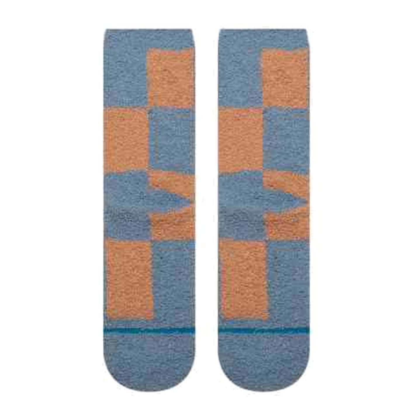 PATCHWORK COZY CREW SOCK