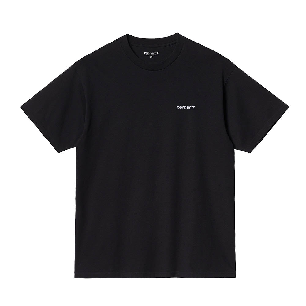 S/S SCRIPT EMBROIDERY T-SHIRT