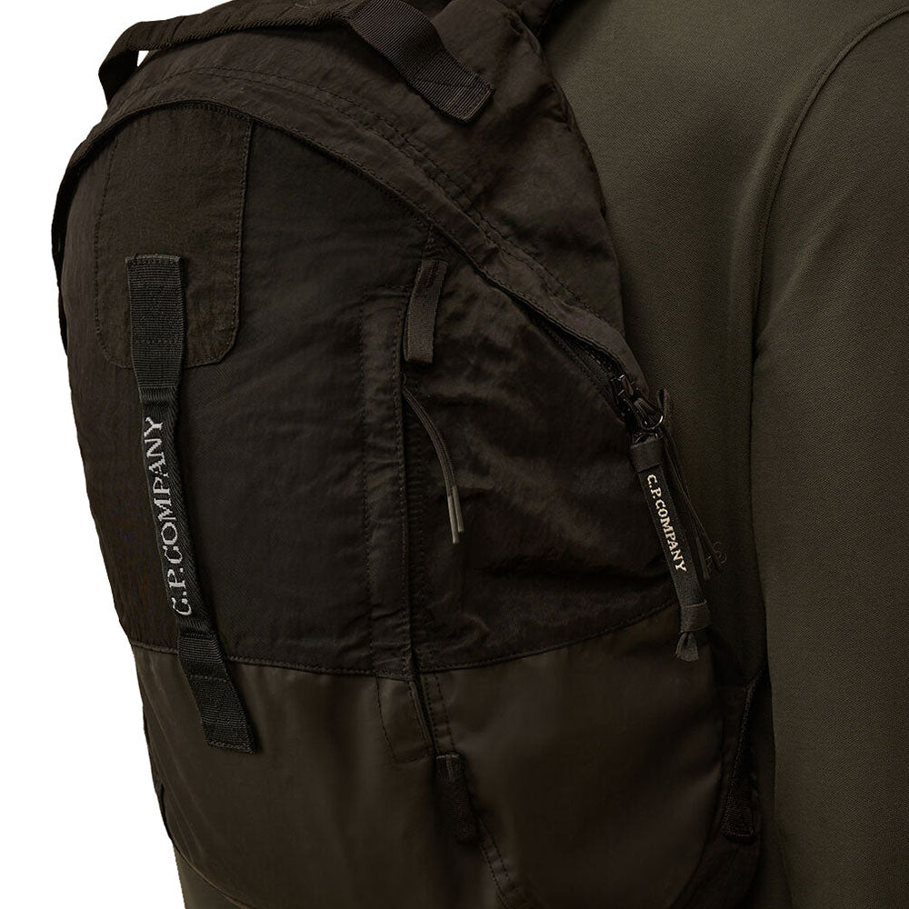 NYLON B ROUNDED BACKPACK