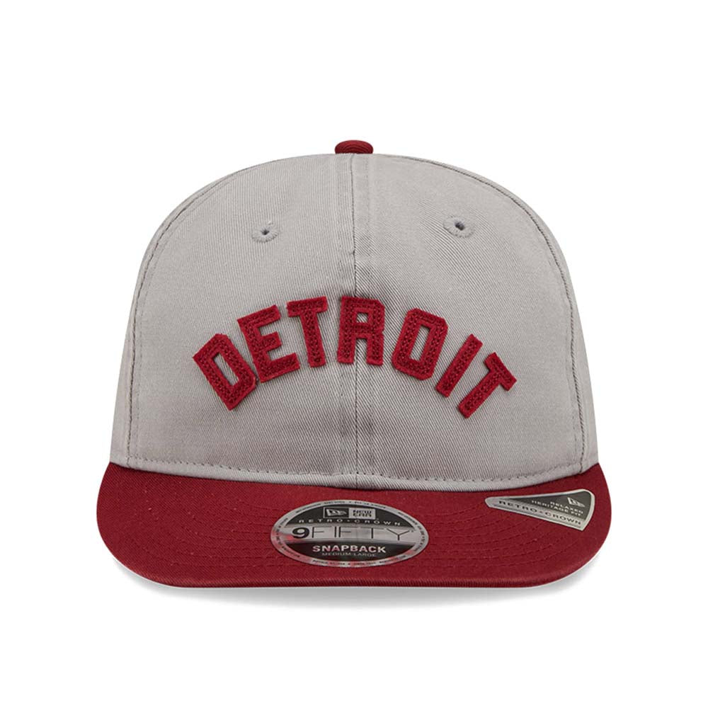 DETROIT TIGERS COOPERSTOWN GREY 9FIFTY RETRO CROWN CAP
